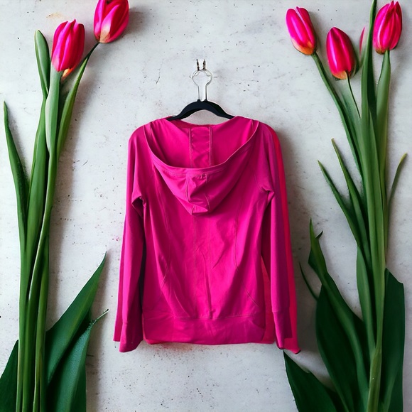 Kyodan Bright Pink l/s Athletic Hoodie sz M - Picture 3 of 8
